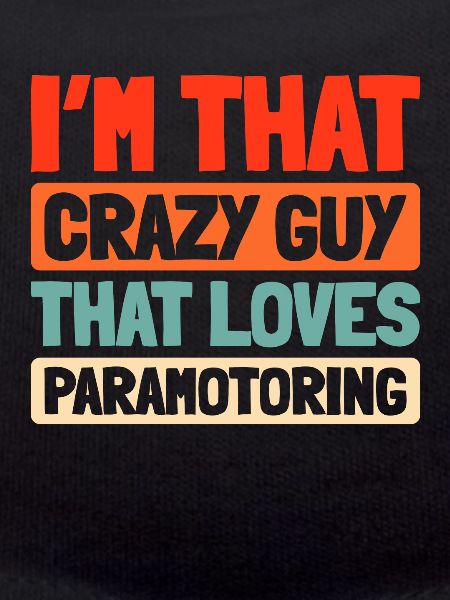 Paramotor paragliding