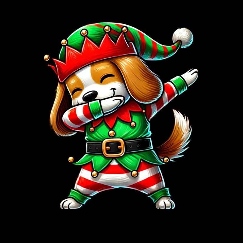 Weihnachten Beagle Elf Lustiger Beagle-liebhaber