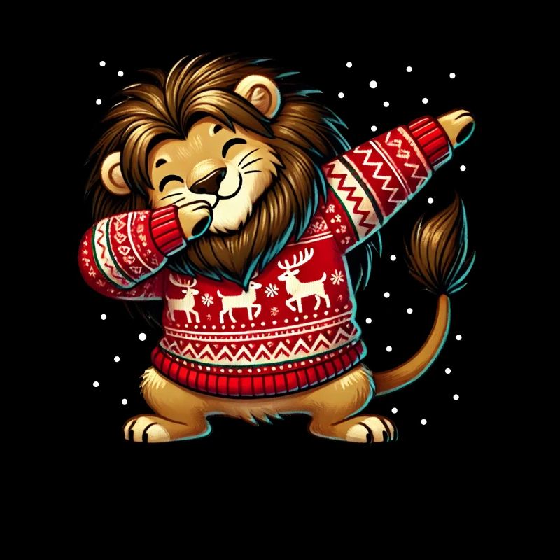Weihnachten Löwe Ugly Weihnachten