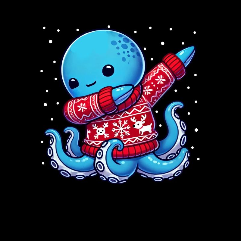 Weihnachten Pieuvre Moche Noël