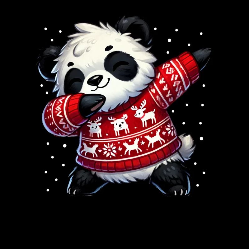 Weihnachten Panda Ugly Weihnachten
