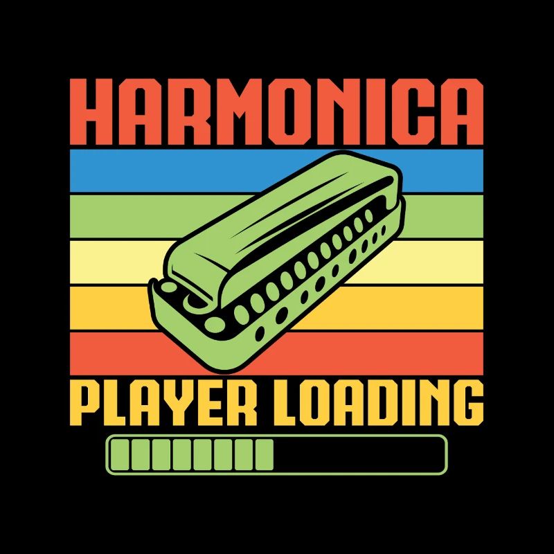 drôle d’harmonica joueur de chargement de l’harmonica