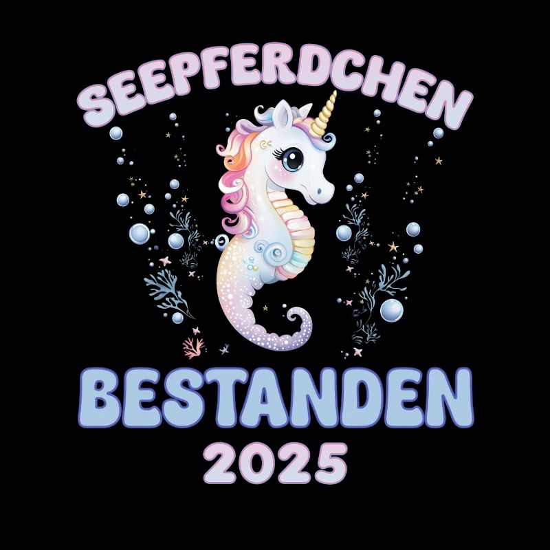 Mädchen Seepferdchen bestanden 2025 Kinder