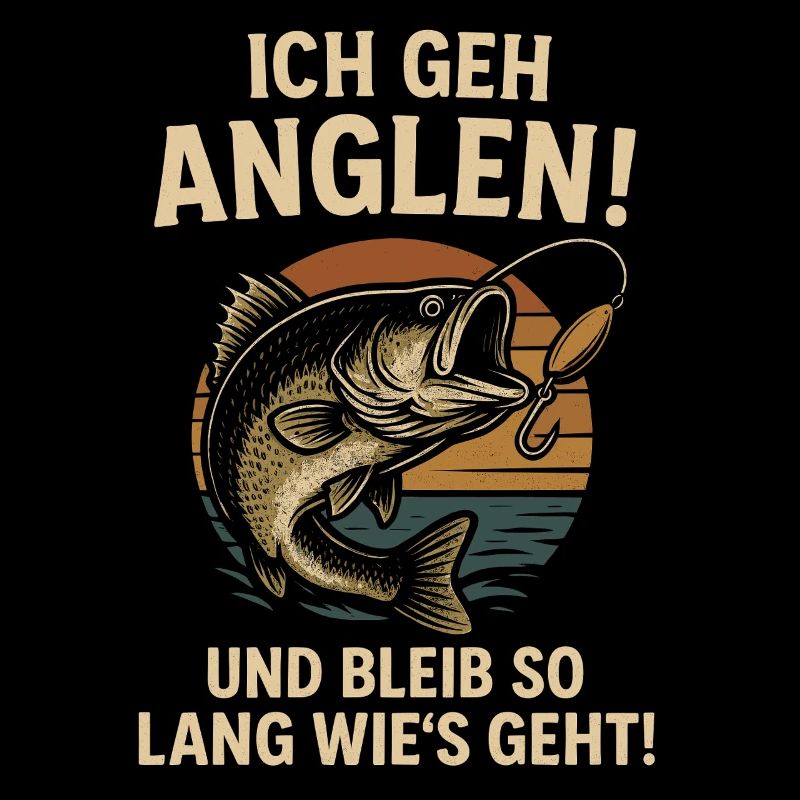 Angler Sprüche Fischen Geschenk Idee
