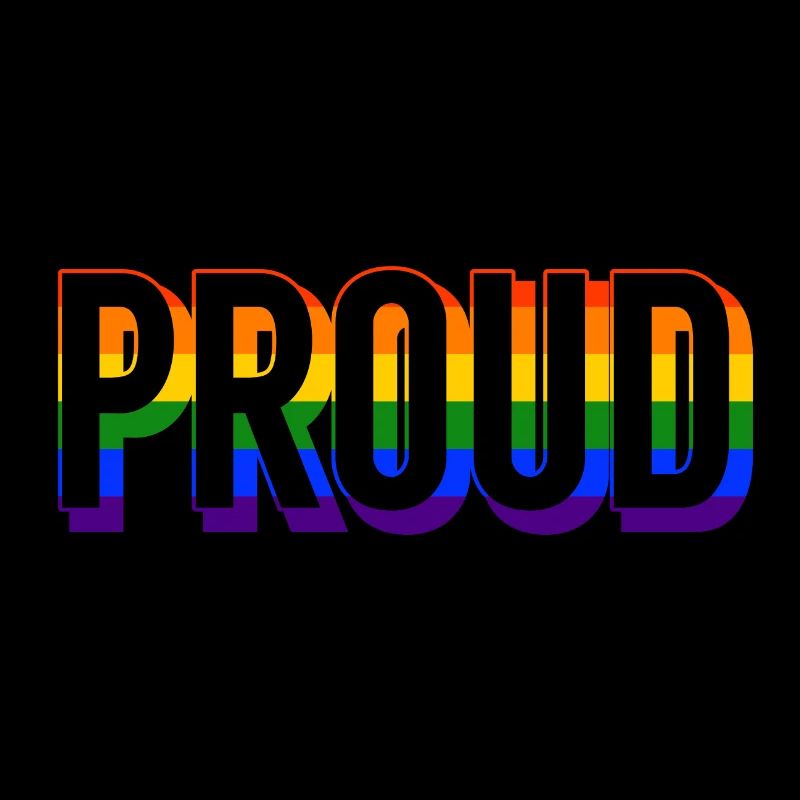 Proud LGBT Gay Pride CSD Regenbogen Stolz