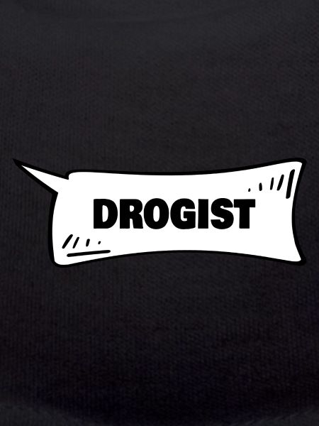 Drogist als Sprechblase