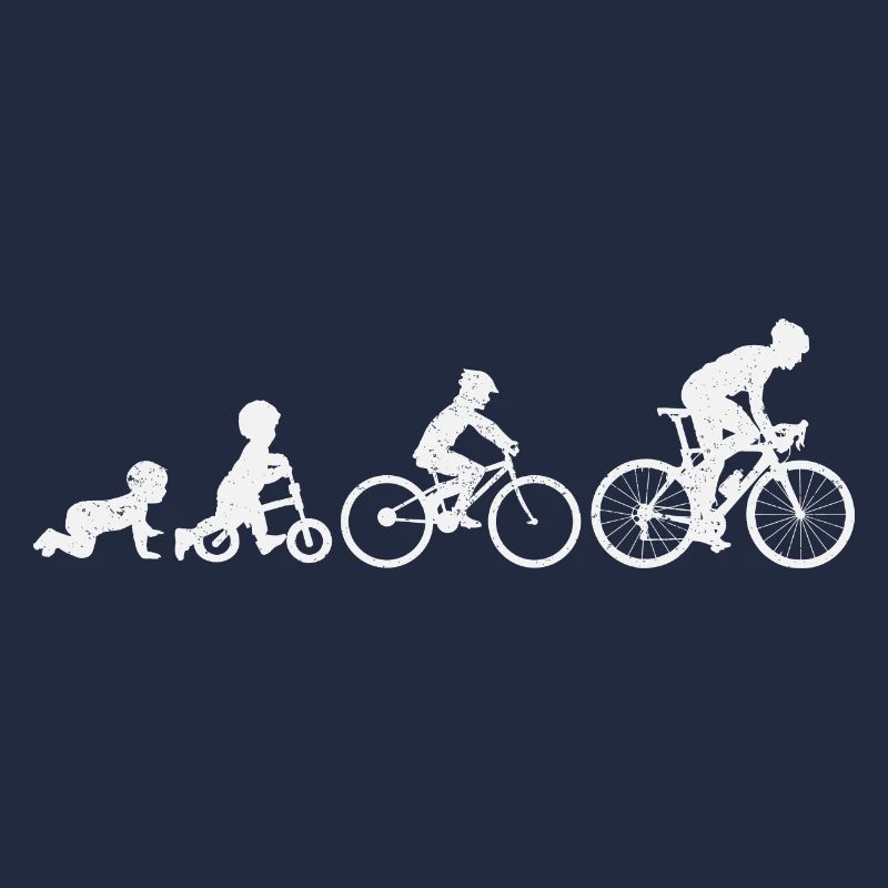 Cyclist Evolution Cyclist Bicycle Biker