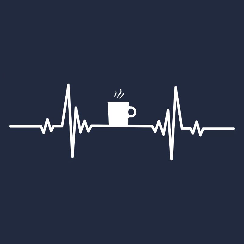 Heartbeat größerer Kaffee