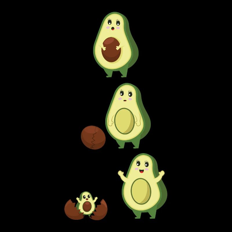 Mamacado Maman enceinte Cadeau Mignon Avocat Bébé