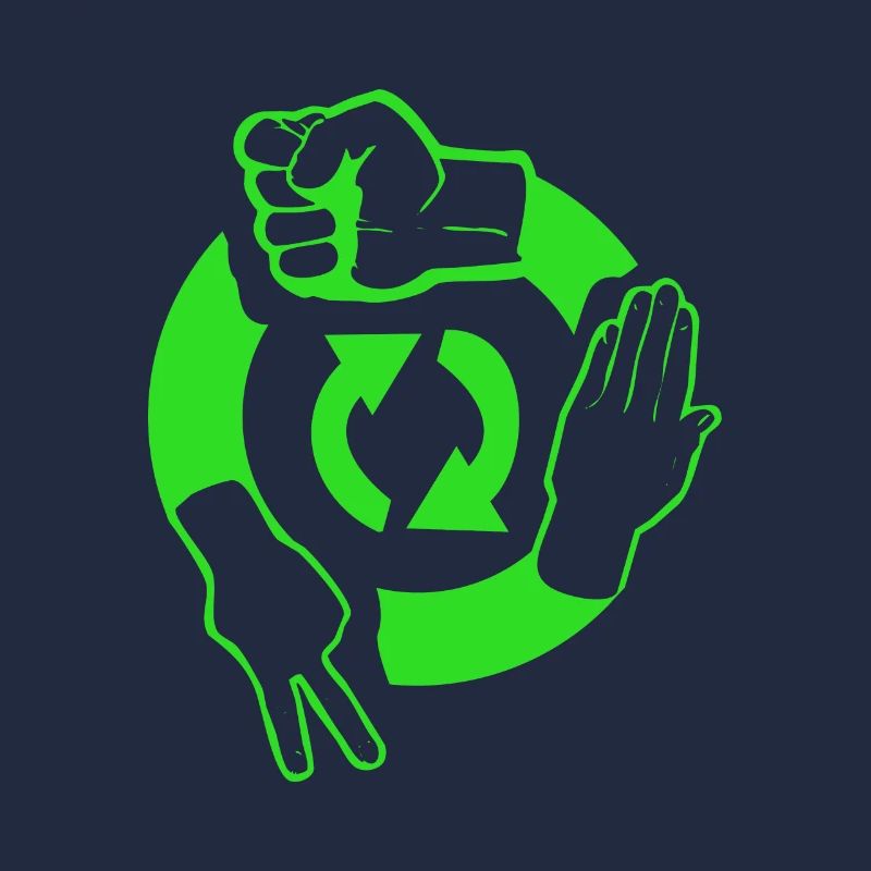 Ciseaux dynamiques symboles de papier de pierre