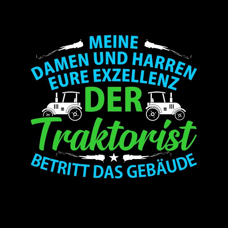 Farmer Tracktor Landwirtschaft Geschenk Spruch Bäu