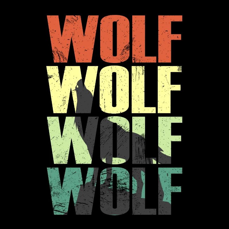 Wolf Wlfe Wolfsrudel Geschenk