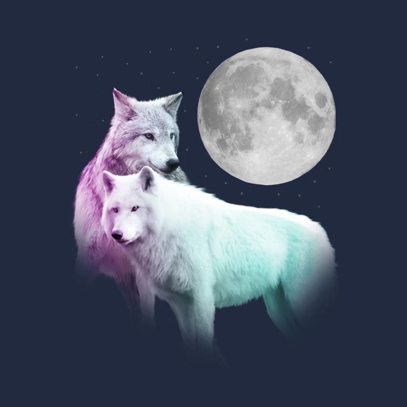 Wolf Wlfe Wolfsrudel Geschenk