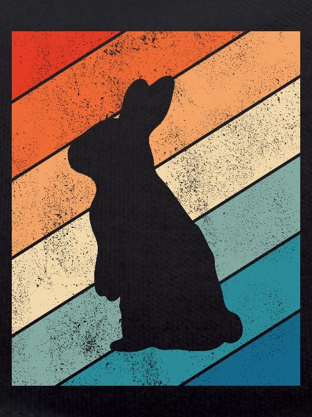 Rabbit Easter Retro Gift
