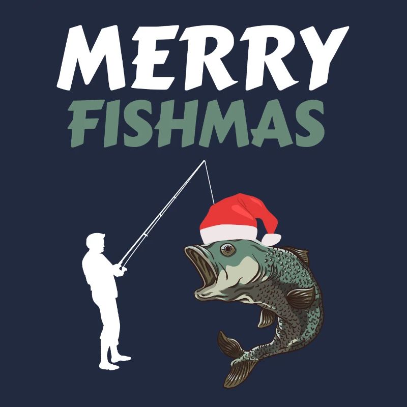 Drôle de pêcheur de Noël