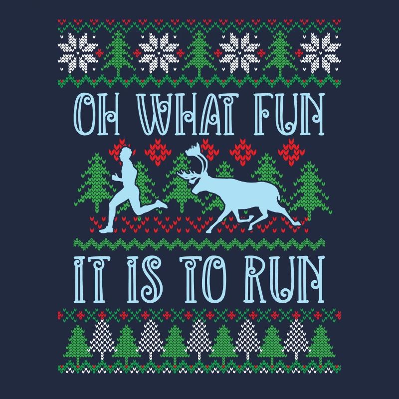 Oh quel plaisir c’est de courir - pull moche courir 5k