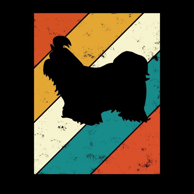Shih Tzu dog lover Retro vintage Gift idea