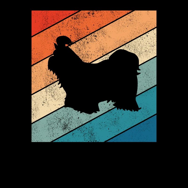 Shih Tzu dog lover Retro vintage Gift idea