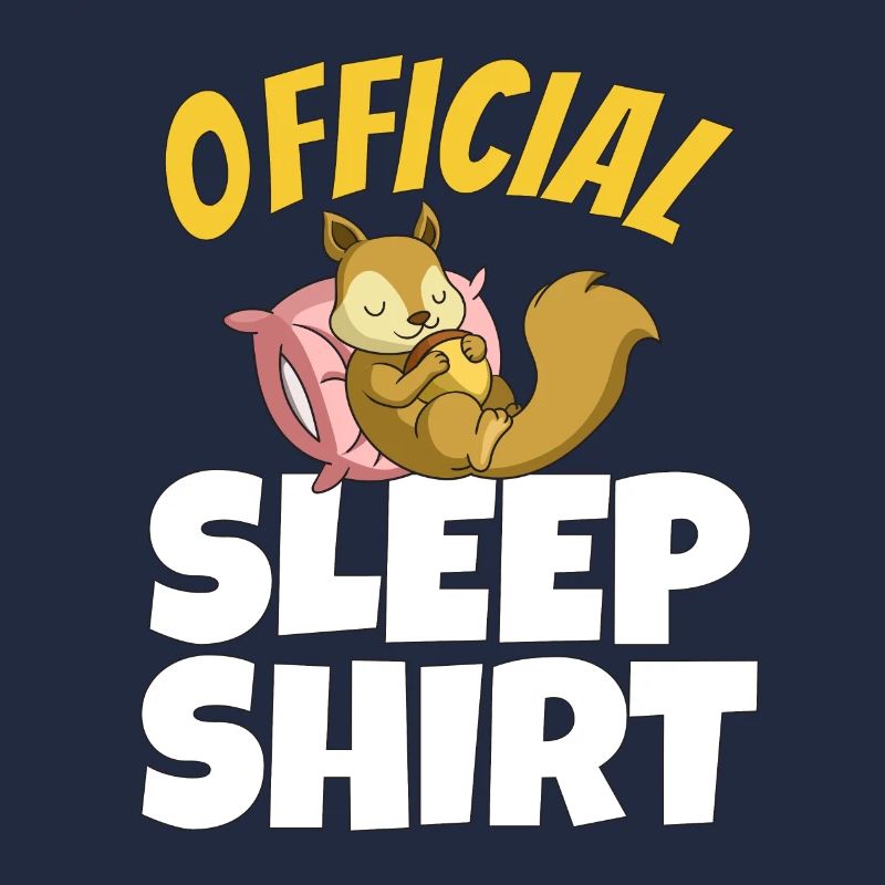 Nettes Schlafendes Eichhörnchen geschenk