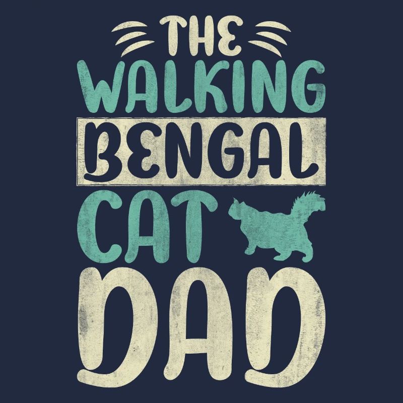 Le chat bengale marchant Papa Chat Chat Marche