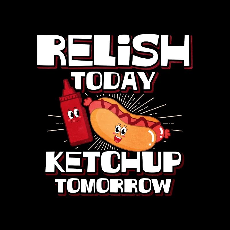 Je mets du ketchup sur mon ketchup