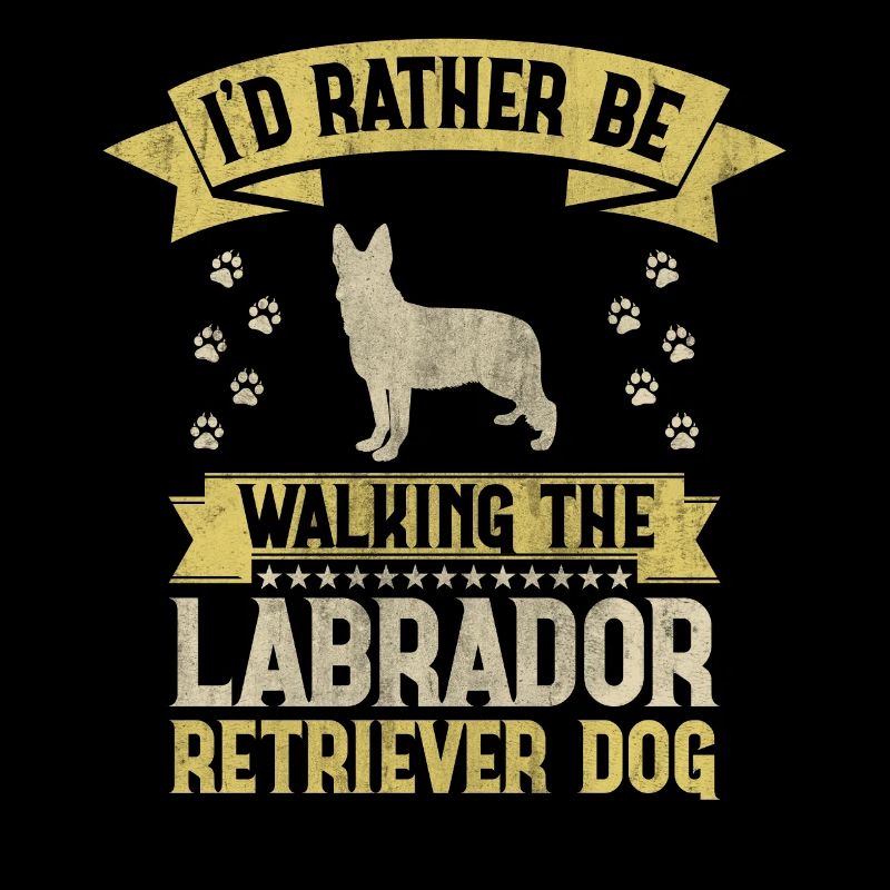 Je préfère promener le chien Labrador Retriever