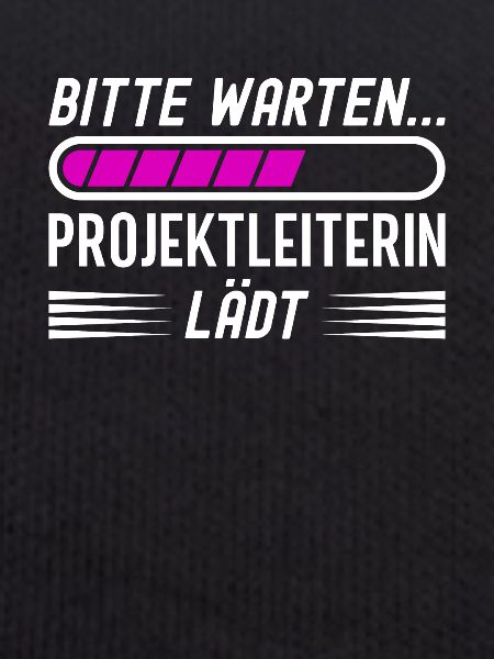 Bitte Warten Projektleiterin Lädt