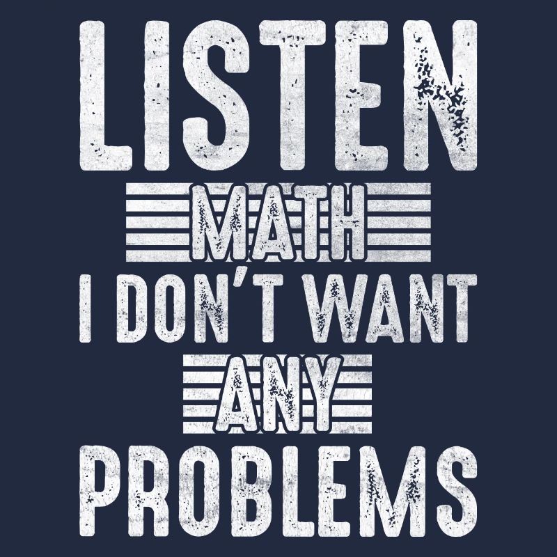 Écouter maths je ne veux pas de problèmes mathématiques