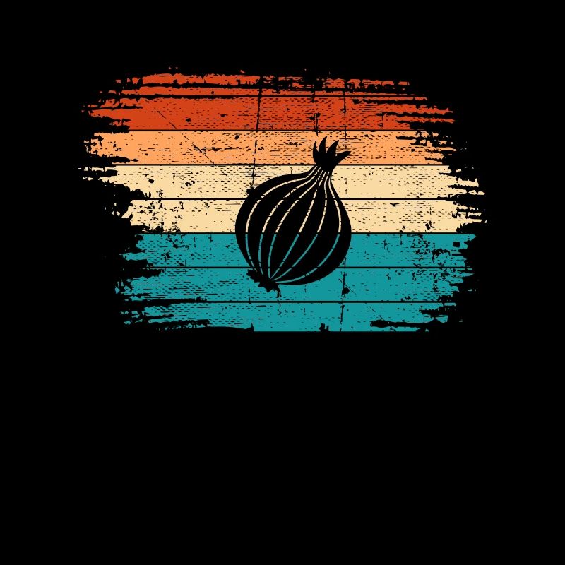Onion Lover Retro Vegetables Vegan Gift idea
