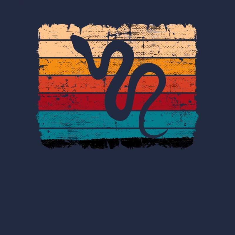 Snake Retro Reptile Python Gift idea