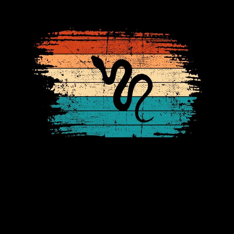 Snake Retro Reptile Python Gift idea