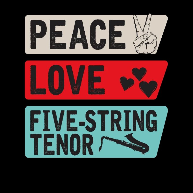 Peace Love Five-String Tenor Instrument