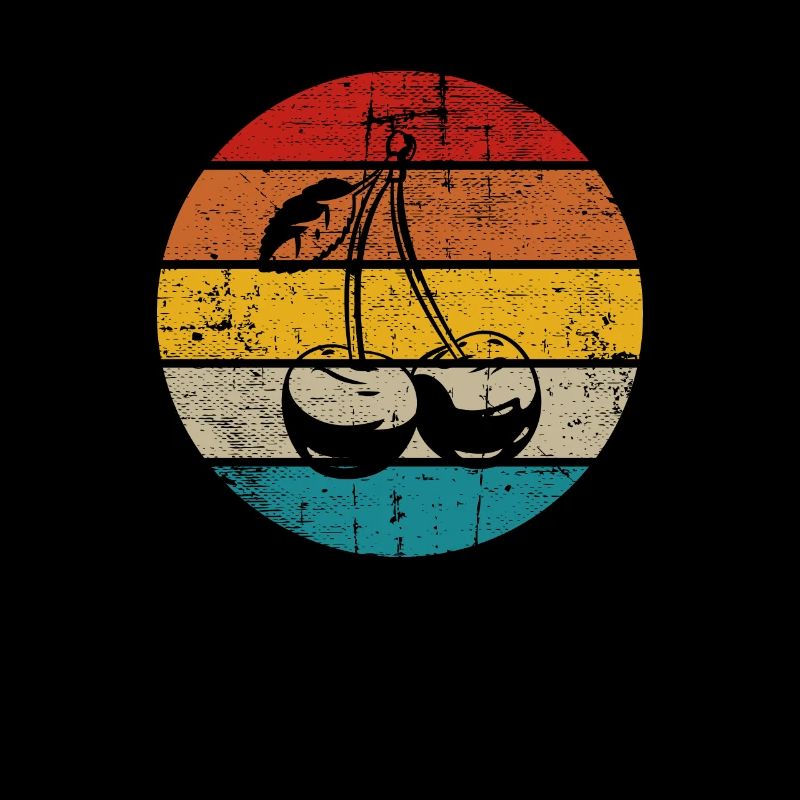 Cherry Fruit Lover Retro Healthy Gift idea