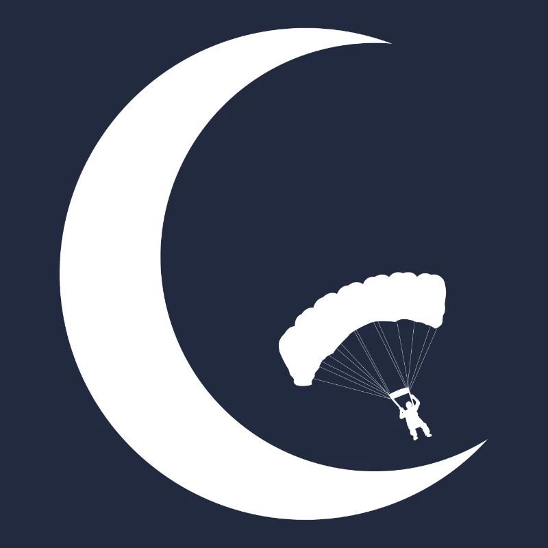 Crescent Moon - Paragliding -