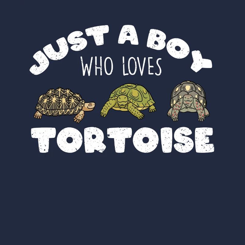 Nur ein Junge, der die Schildkröte liebt