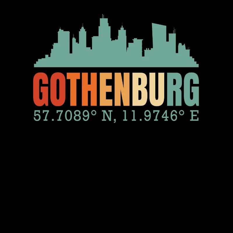 Göteborg Suède Skyline