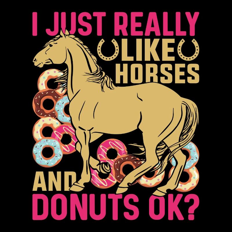 Ich mag Pferde und Donuts einfach sehr -