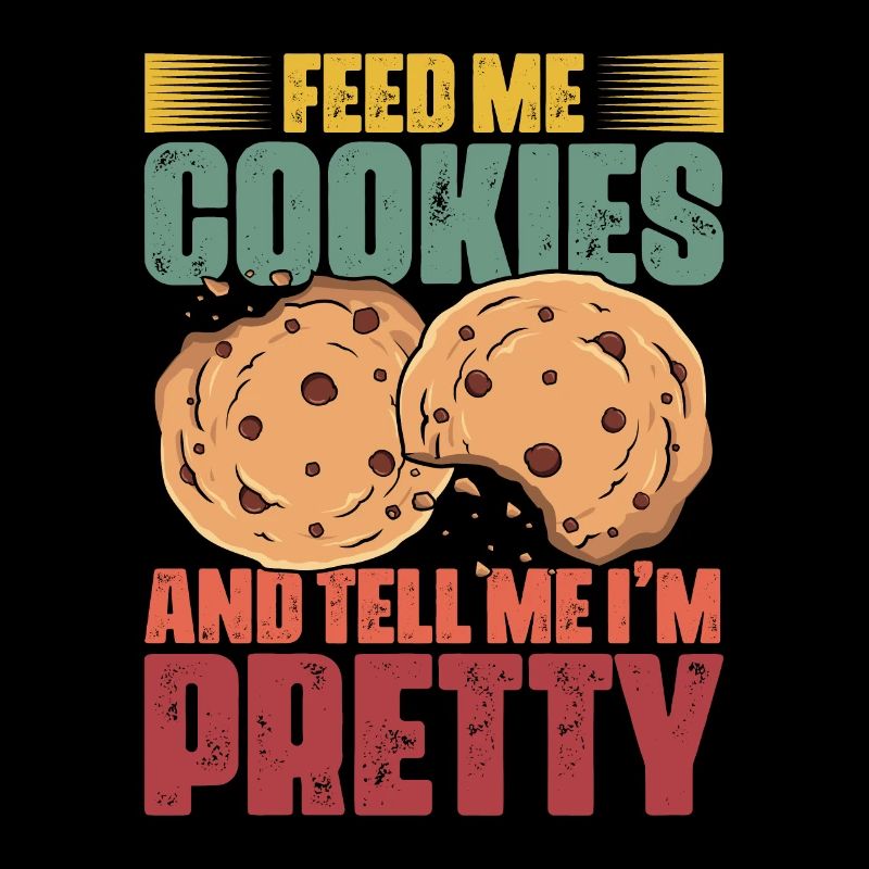 Feed Me Cookies Retro Cookie Eater For A Cookie