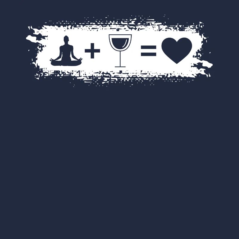 Grunge Rectangle - Heart - Wine - Yoga -