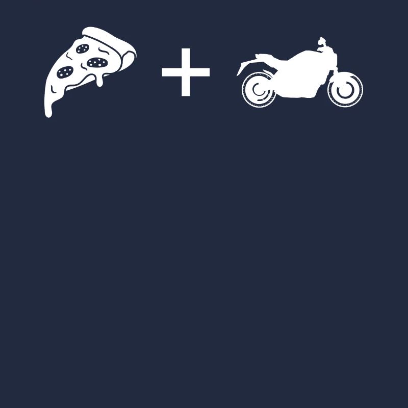 Pizza - Motorrad -