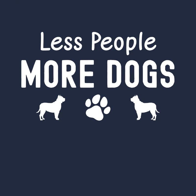 Moins de gens plus de chiens