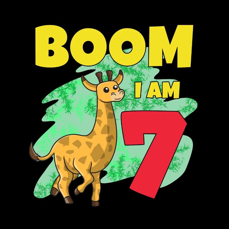 Girafe 7ème anniversaire