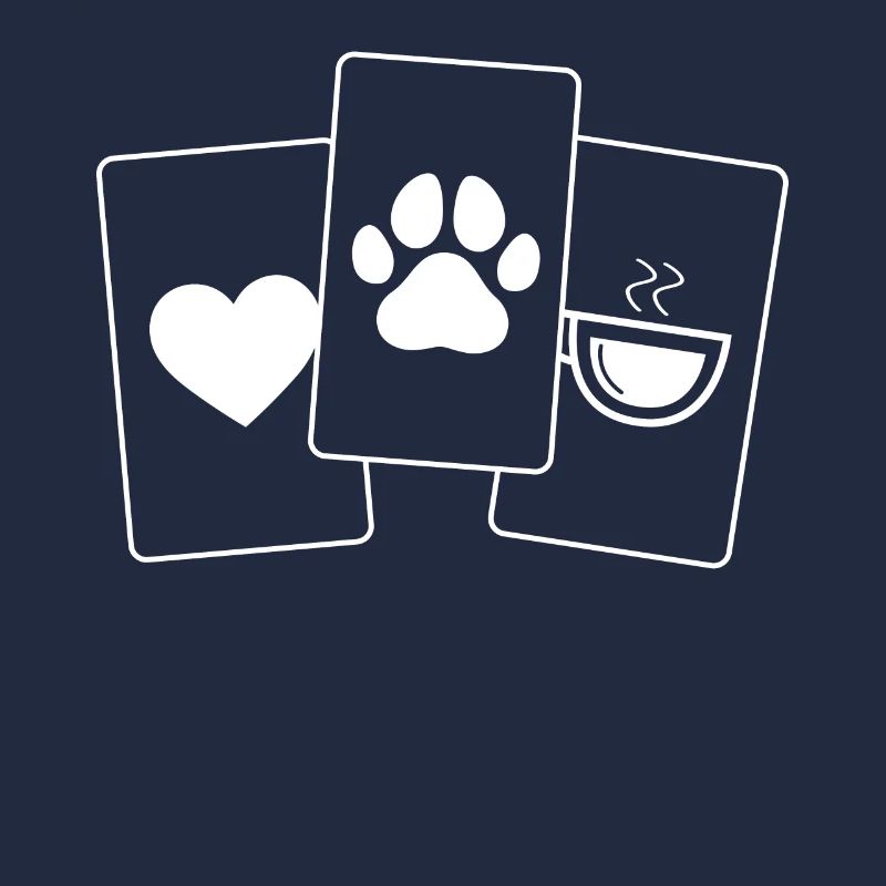 Herz - Kaffee - Hundepfote -