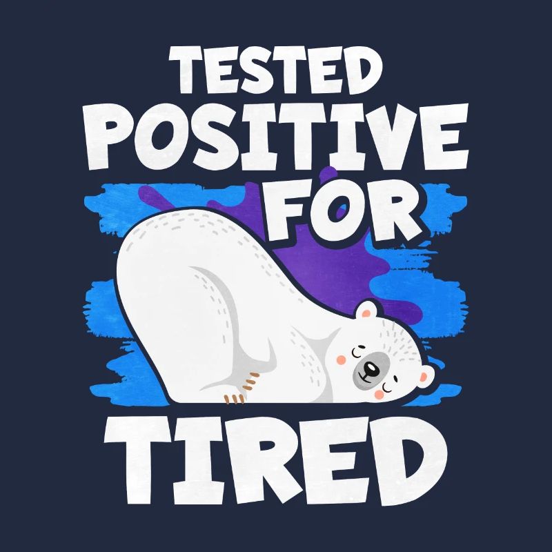 Positiv Auf Müde Getestet Eisbär