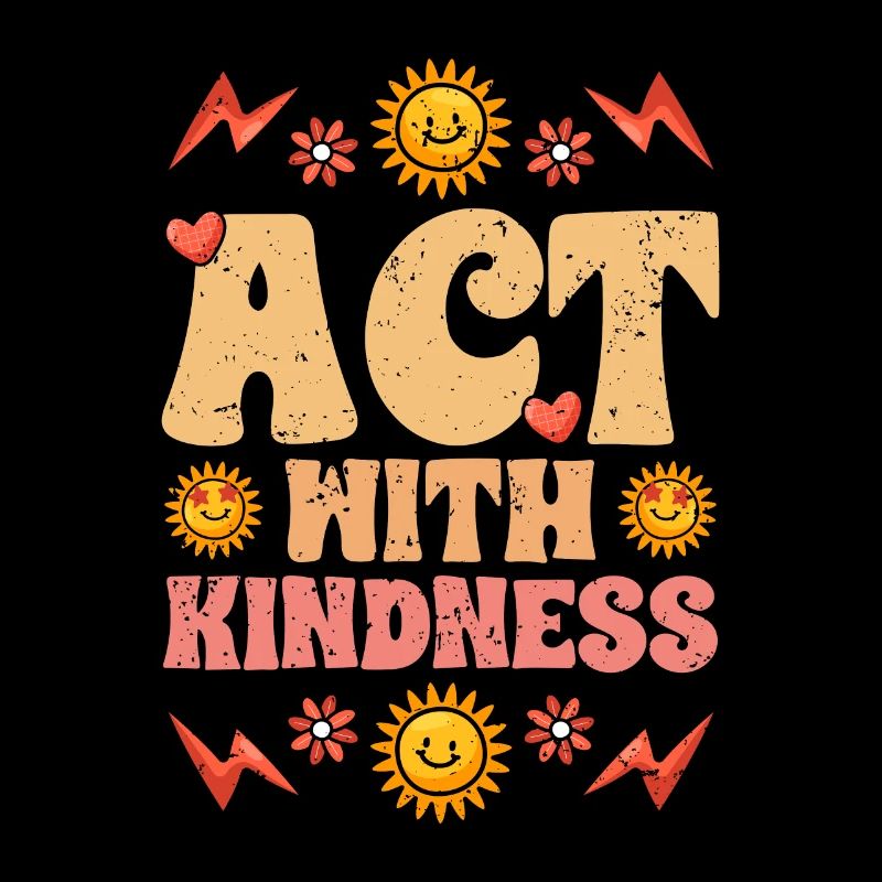 Acte de motivation avec gentillesse Humanité empathique