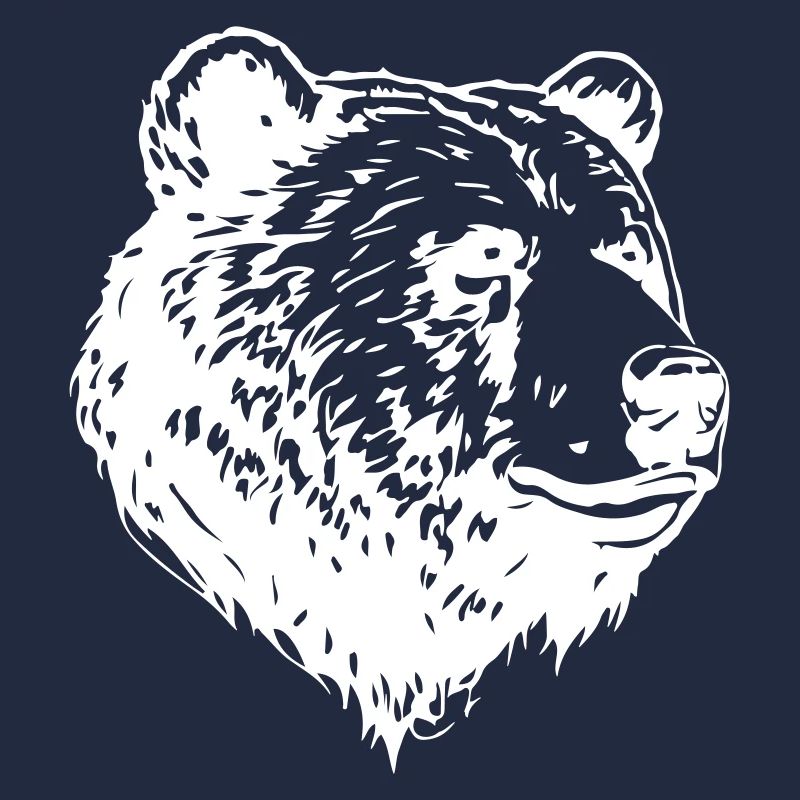 Tête de grizzli d’ours