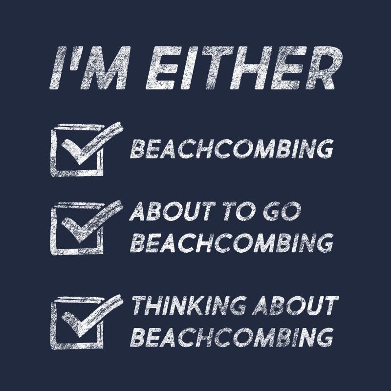 Beachcombing Lovers Funny Beachcombing Quotes