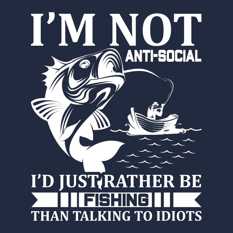 Je ne suis pas antisocial, je préfère simplement pêcher