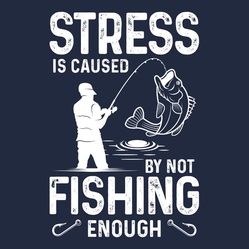 Le stress survient lorsque vous ne pêchez pas assez