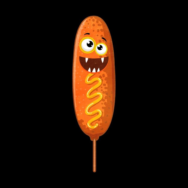 Corn Dog Essen Liebe Geschenk
